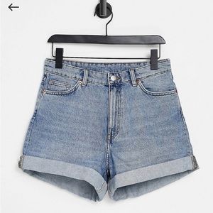 Monki demin shorts